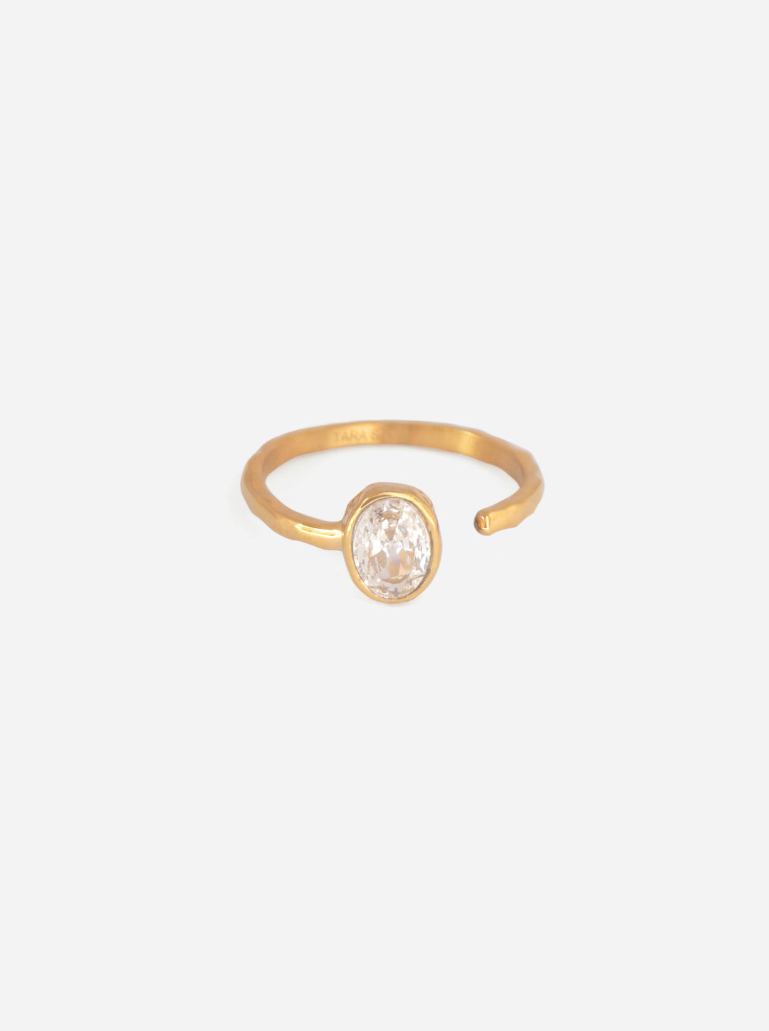 Single Zircone Ring - Fingerring (wasserfest)