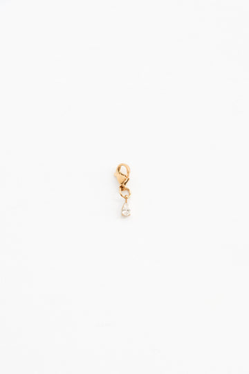 Personalized Zircone Drop Charm - Anhänger (wasserfest)