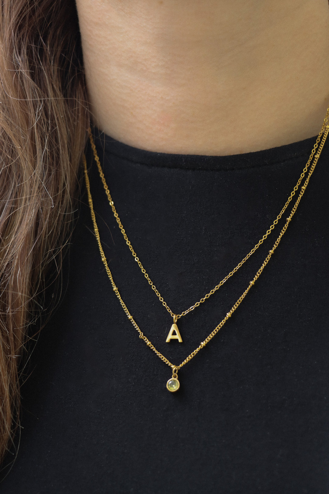 Personalized Birthstone Charm - Anhänger (wasserfest)