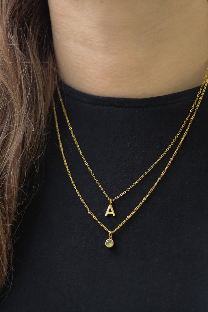 Personalized Birthstone Charm - Anhänger (wasserfest)