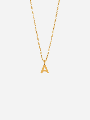 Personalized Small Letter Necklace - Halskette (wasserfest)