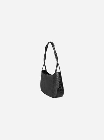 Baguette Hedera Croco Bag Black - Tasche Misoui