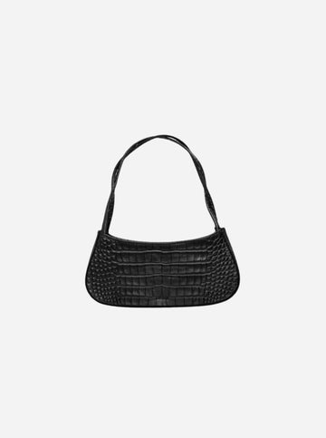 Baguette Hedera Croco Bag Black - Tasche Misoui
