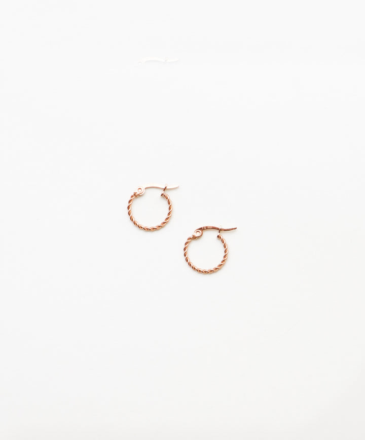 Thin Mia Twisted Hoop - Creolen (wasserfest)