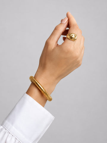 Tilda Bangle - Armreif (wasserfest)