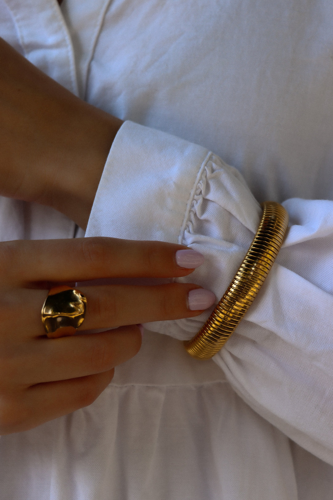 Tilda Bangle - Armreif (wasserfest)