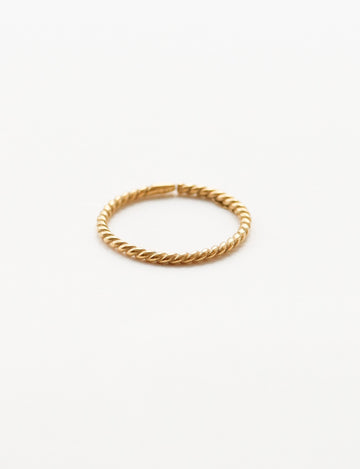 Twisted Ring - Fingerring (wasserfest)