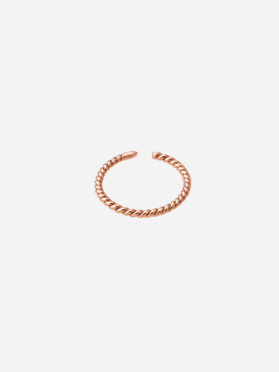 Twisted Ring - Fingerring (wasserfest)