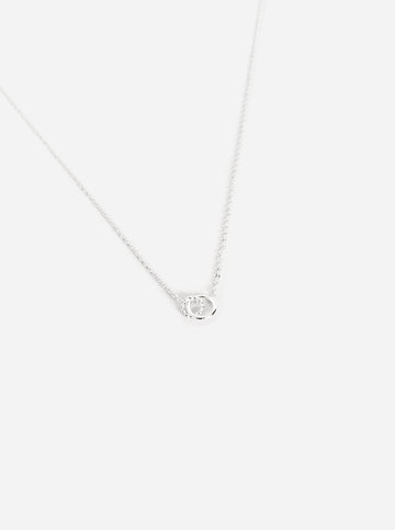 Two Circles Twisted Necklace - Halskette (wasserfest)