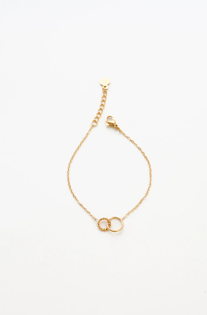 Two Circles Twisted Bracelet - Armkette Kinder (wasserfest)