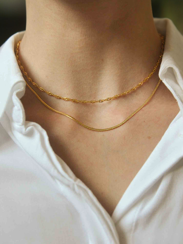 Valeria Amélie Necklace - Halsketten Layering Set (wasserfest)