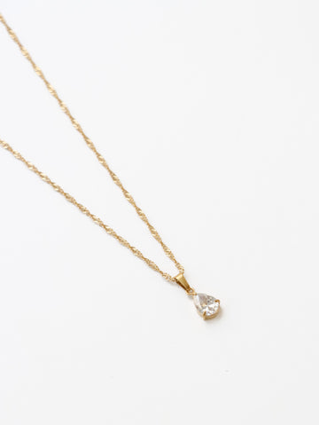 Valeria Drop Zircone Necklace - Halsketten (wasserfest)