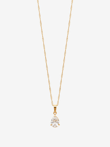 Valeria Drop Zircone Necklace - Halsketten (wasserfest)