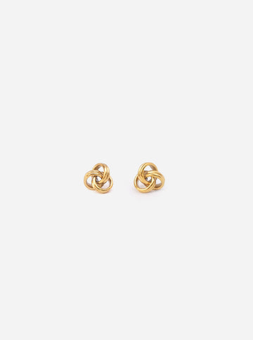Vintage Endless Knot Stud - Ohrstecker (wasserfest)