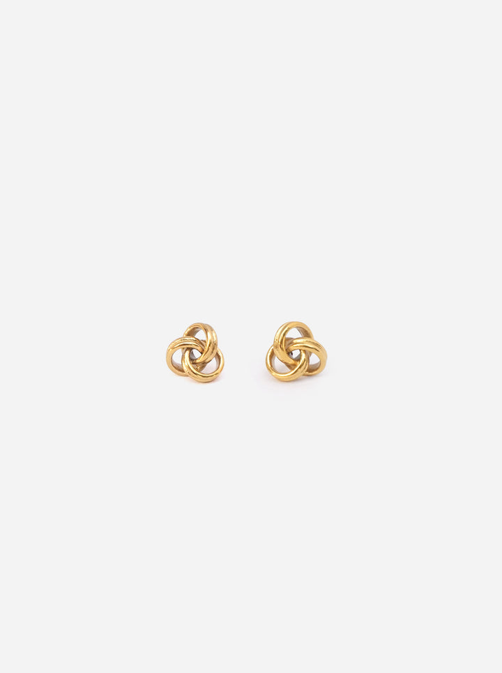 Vintage Endless Knot Stud - Ohrstecker (wasserfest)