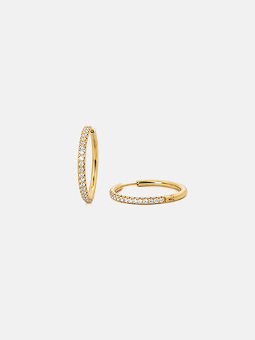 Zircone Love Hoop - Creolen (wasserfest)