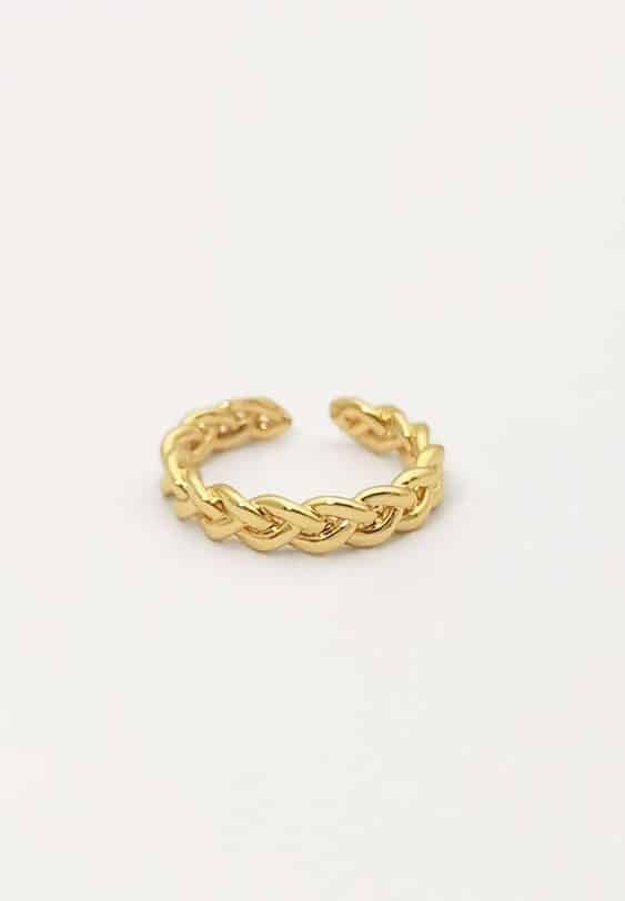 Bold Braided Ring - Fingerring (waterproof)