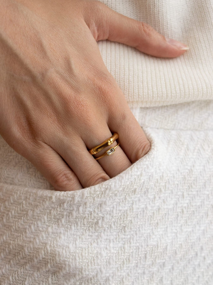 Bamboo Hannah Ring Set (wasserfest)