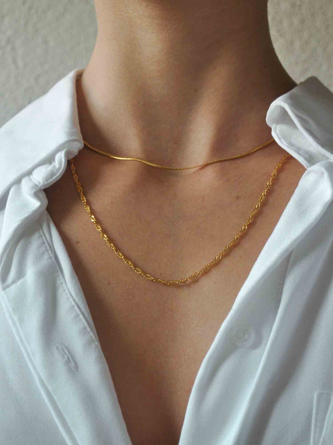 Valeria Amélie Necklace - Halsketten Layering Set (waterpoof)