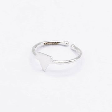 Friendship Triangle Plate Ring - Fingerring
