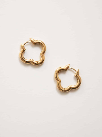 Bold Clover Hoops - Creolen (wasserfest)