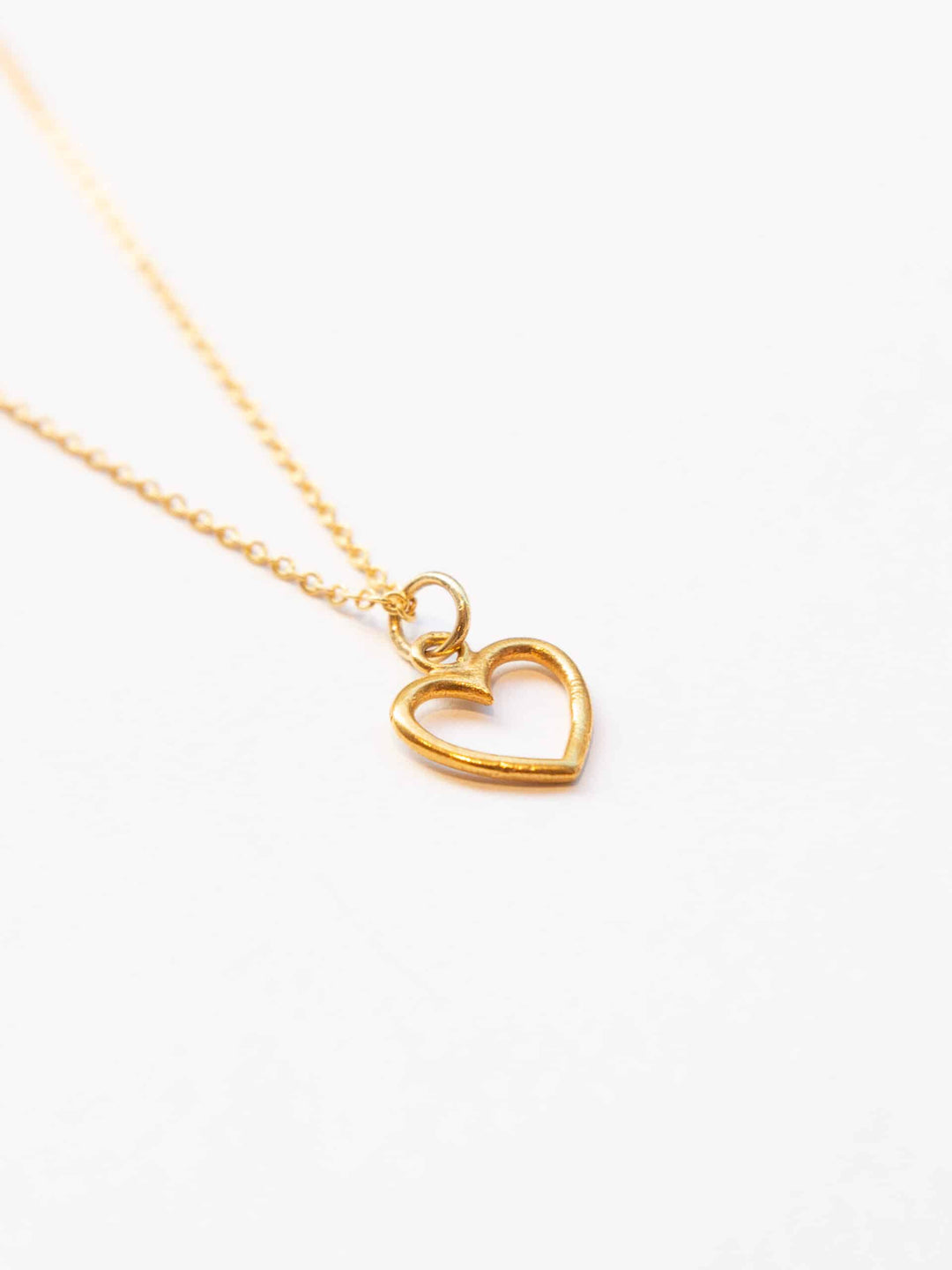 Simple Heart Necklace - Halskette