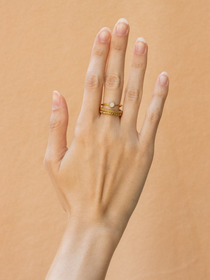 India Moon Ring Set (wasserfest)