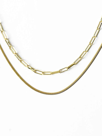 Amélie Brooklyn Necklace - Halsketten Layering Set (wasserfest)