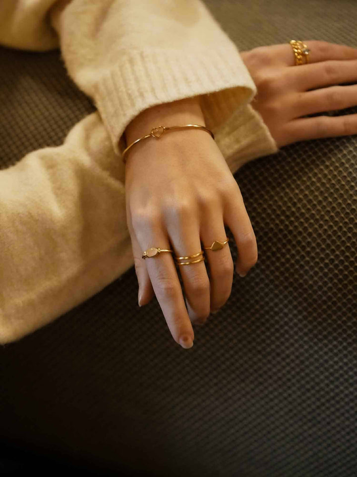 Double Row Ring - Fingerring (wasserfest)