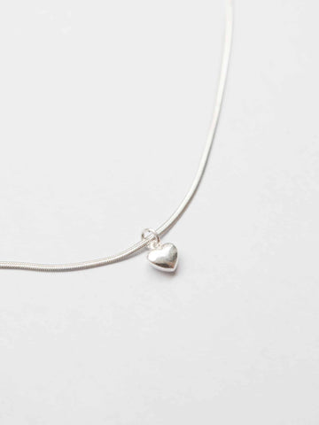 Bold Heart Snakechain Necklace - Halskette (wasserfest)
