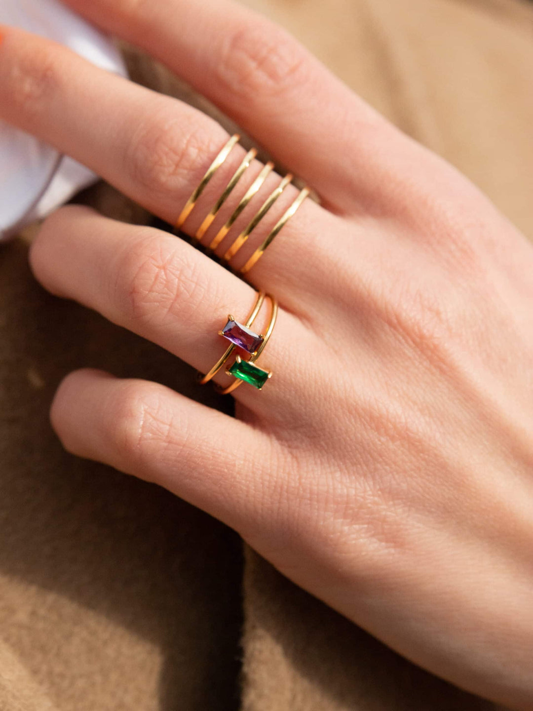 Vertical Hannah Ring Set (wasserfest)