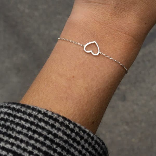 Simple Heart Bracelet - Armkette