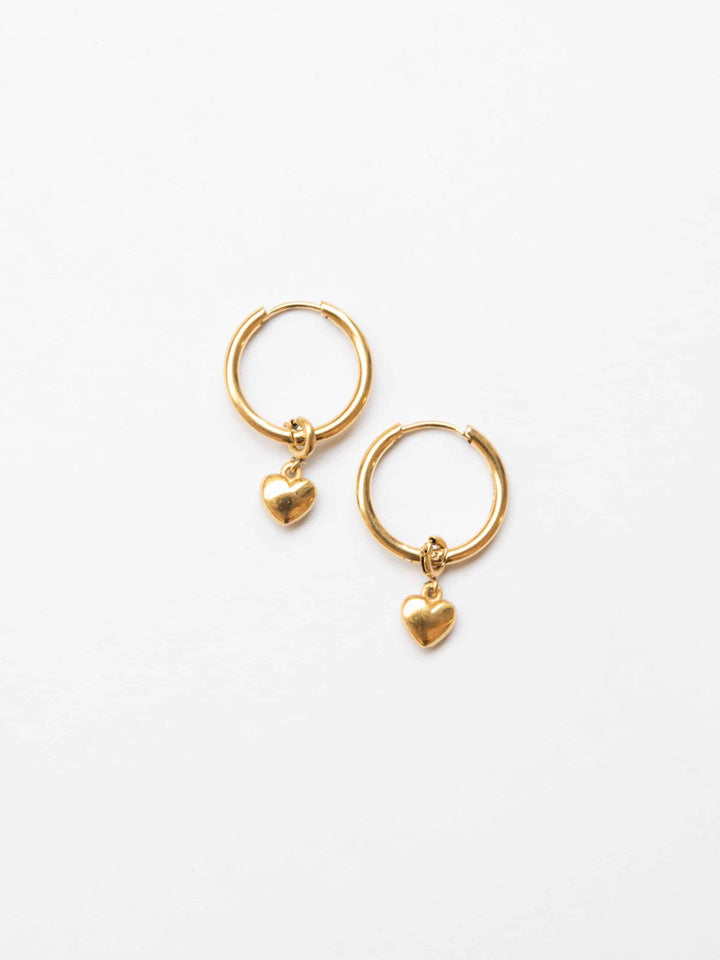 Bold Heart Infinity Hoops - Creolen (wasserfest)