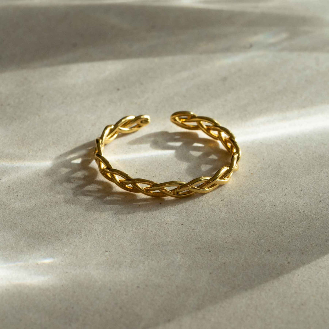 Braided Ring - Fingerring (wasserfest)