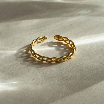 Braided Ring - Fingerring (wasserfest)