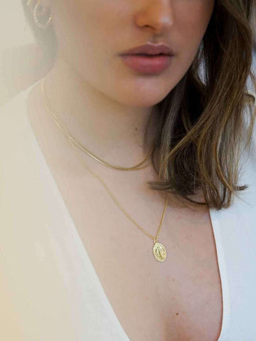 Rubia Double Chain - Halskette (wasserfest)