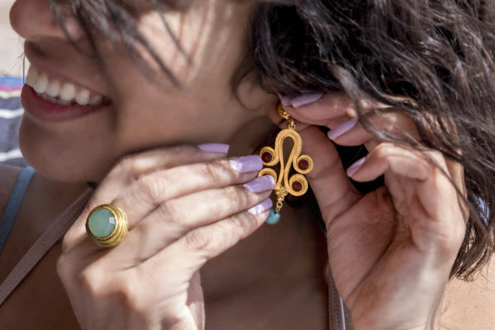 Vintage Dot Ring - Fingerring (wasserfest)