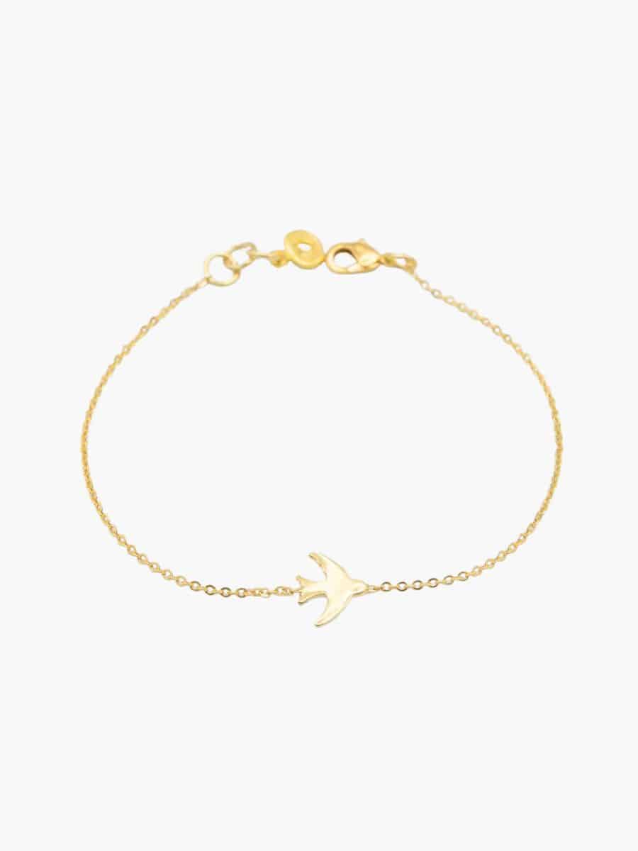 Birdy Bracelet - Armkette - Echtgold (14K)