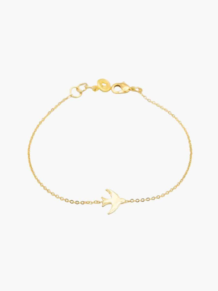 Birdy Bracelet - Armkette - Echtgold (14K)