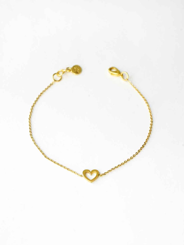 Simple Heart Bracelet - Armkette