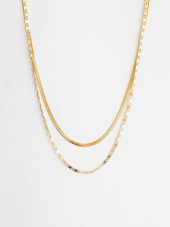 Amelié Cecilia Necklace - Halsketten Layering Set (waterproof)