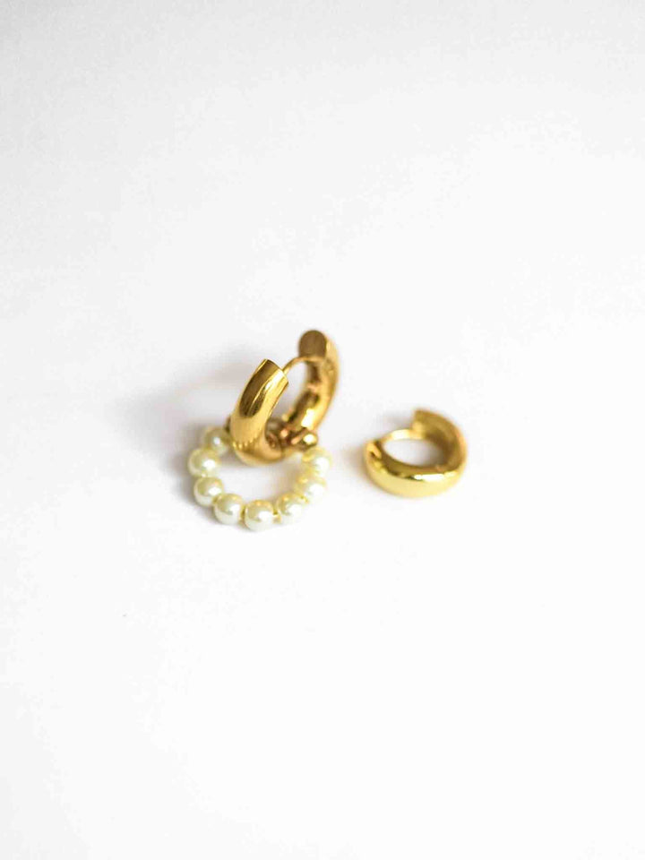 Coco Pearl Lu Hoop - Earstacking Set (wasserfest)