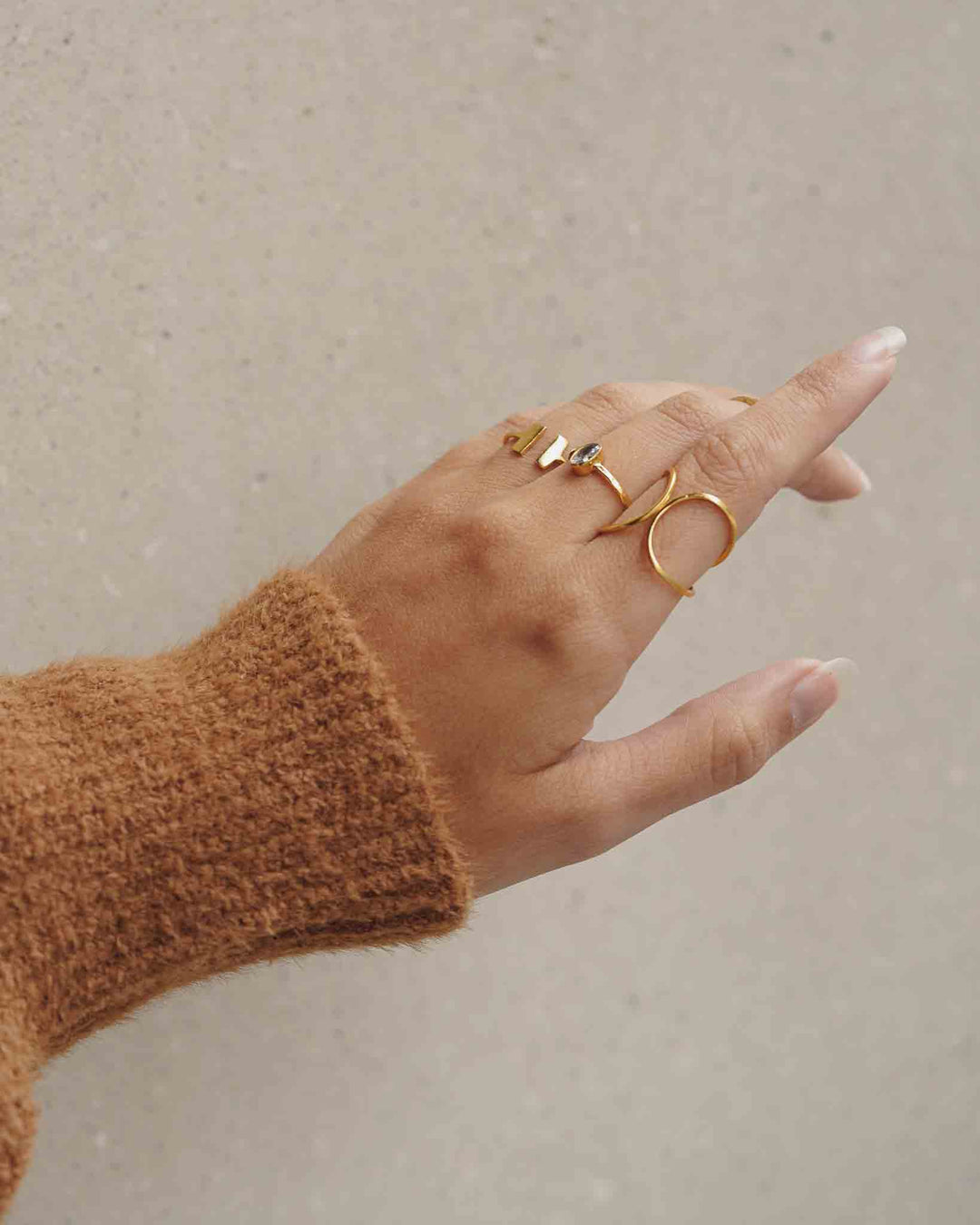 Friendship Double Rectangle Ring - Fingerring