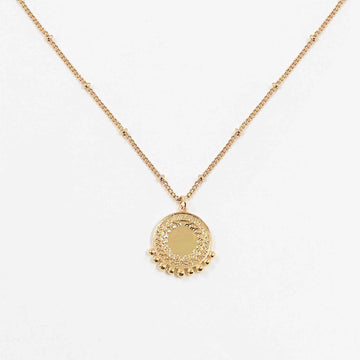 Dotted Medaillon Necklace - Halskette (wasserfest)