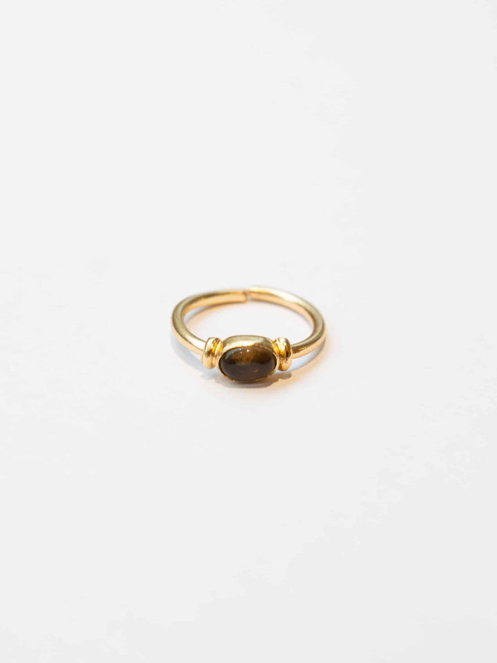 Simple Vintage Stone Ring Set (waterproof)