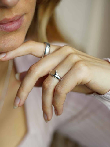 Bold Heart Ring - Fingerring (wasserfest)