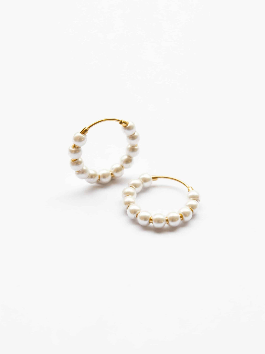 Pearl Hoop - Creolen (wasserfest)