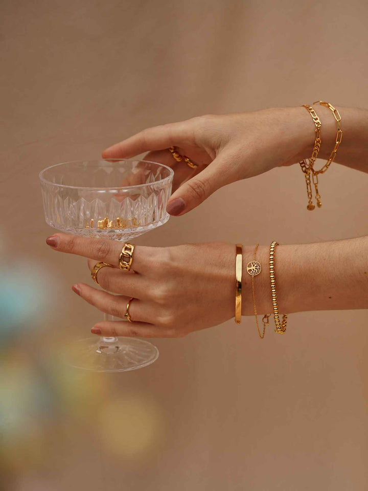 Lisa Smooth Bangle - Armreif (wasserfest)