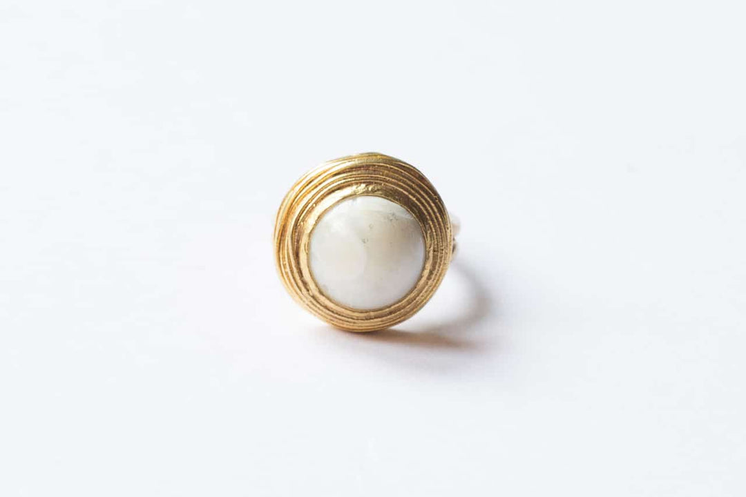 Vintage Dot Ring - Fingerring (wasserfest)