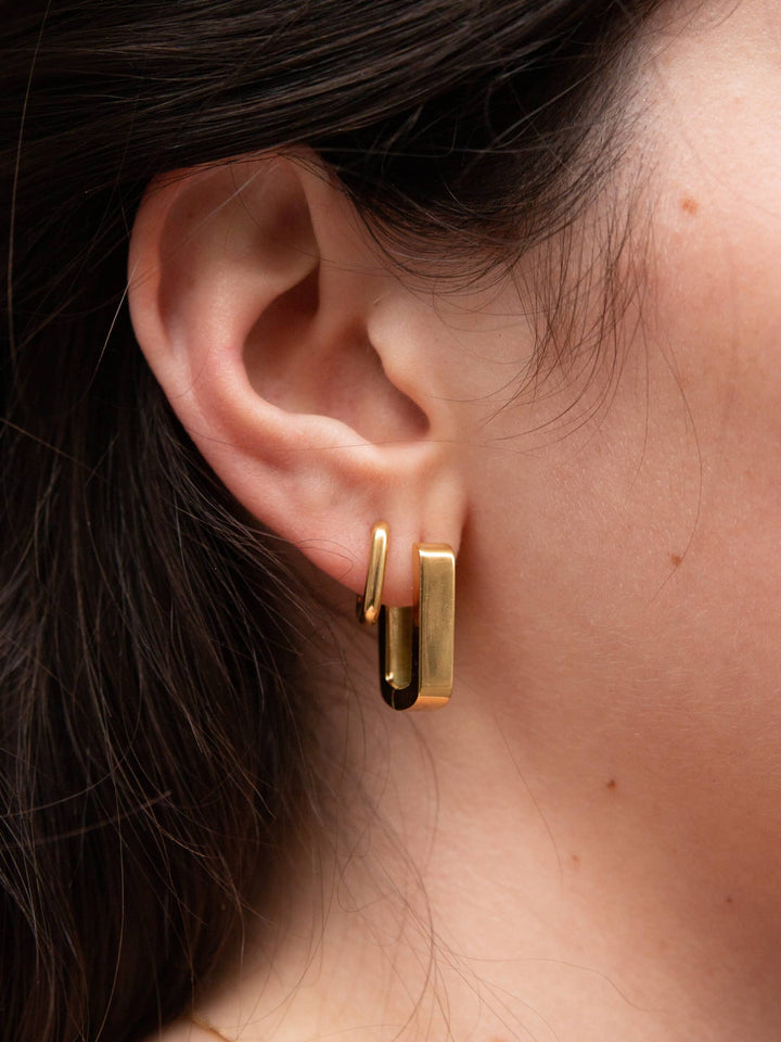 Bruna Madison Hoops - Earstacking Set (wasserfest)